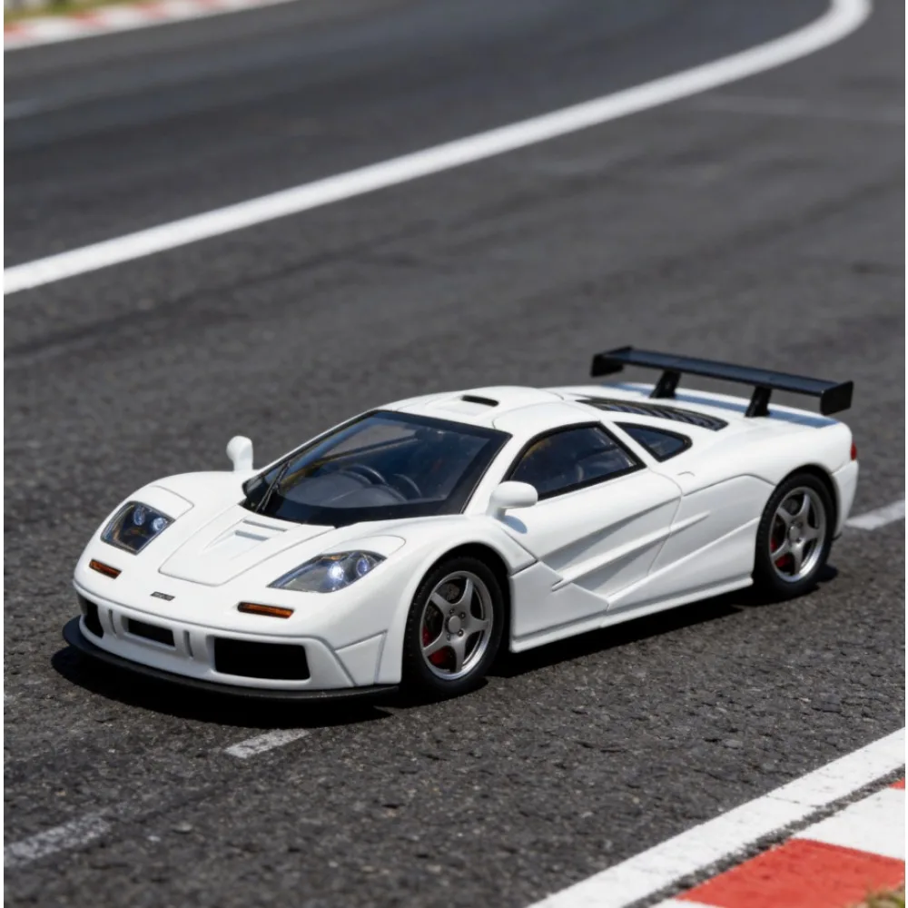 

1:24 McLaren F1-LM Alloy Diecast Car Model, Pull Back with Light & Sound Effects Kids Toy , Perfect Birthday Gift for Boyfriend