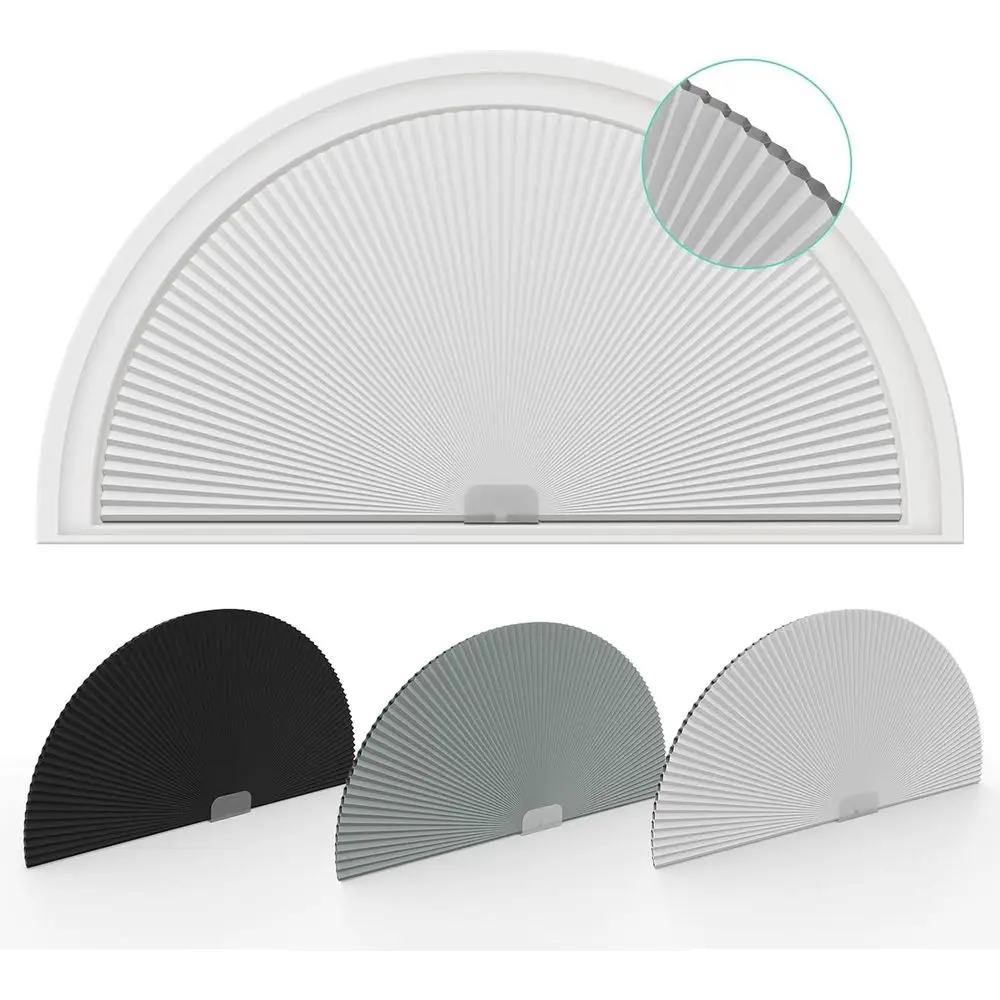 

Плиссированные шторы Radius 36 Blackout, без сверления, для окон, легко режутся и устанавливаются