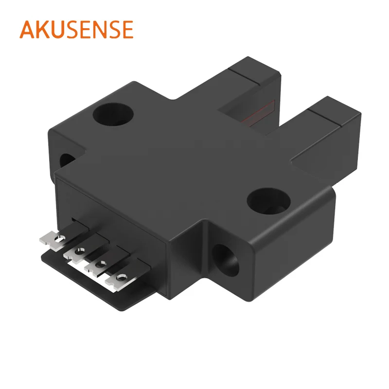 K-Shape Optical Groove Photoelectric Sensor 5mm Slot Width NPN/PNP Photoelectric Slot Sensor