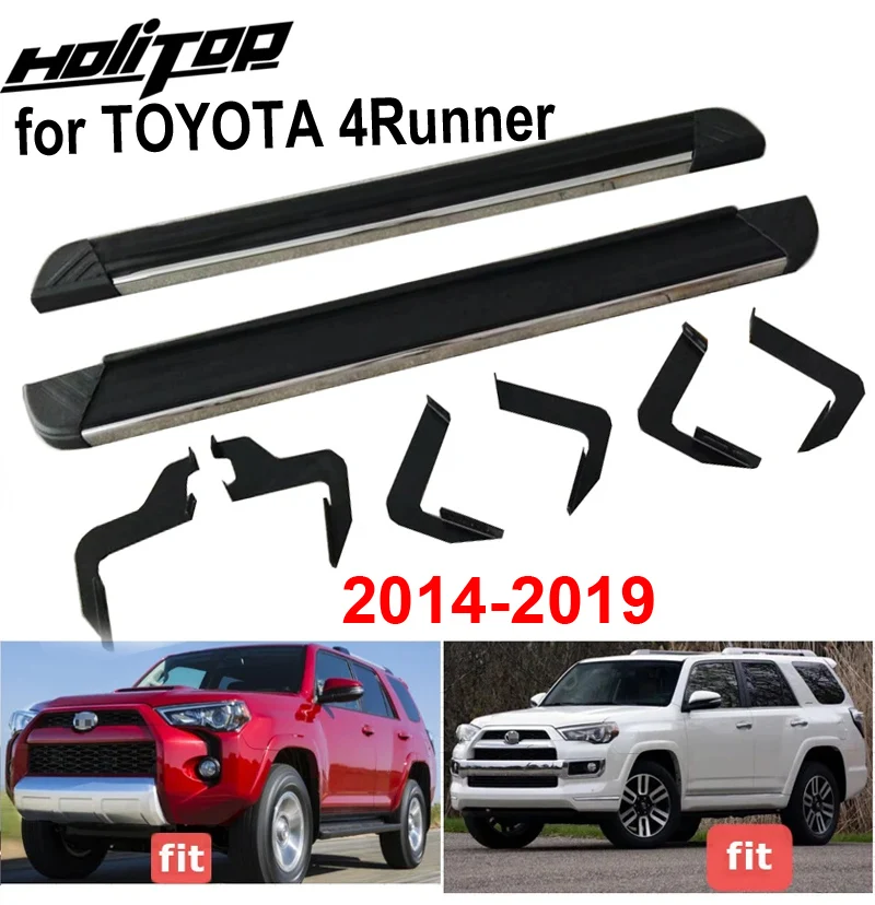 original side step running board nerf bar for TOYOTA 4Runner 2014-2019 ,supplied by old factory,reliable quality,load 300kg