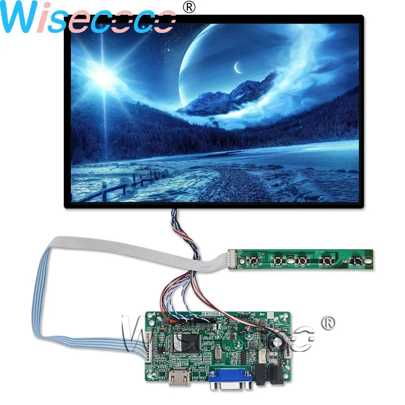 

10.1 inch 1920*1200 AHVA IPS LCD display 40 pins eDP (2 Lanes) + HDMI VGA LVDS Audio driver board B101UAN01.A