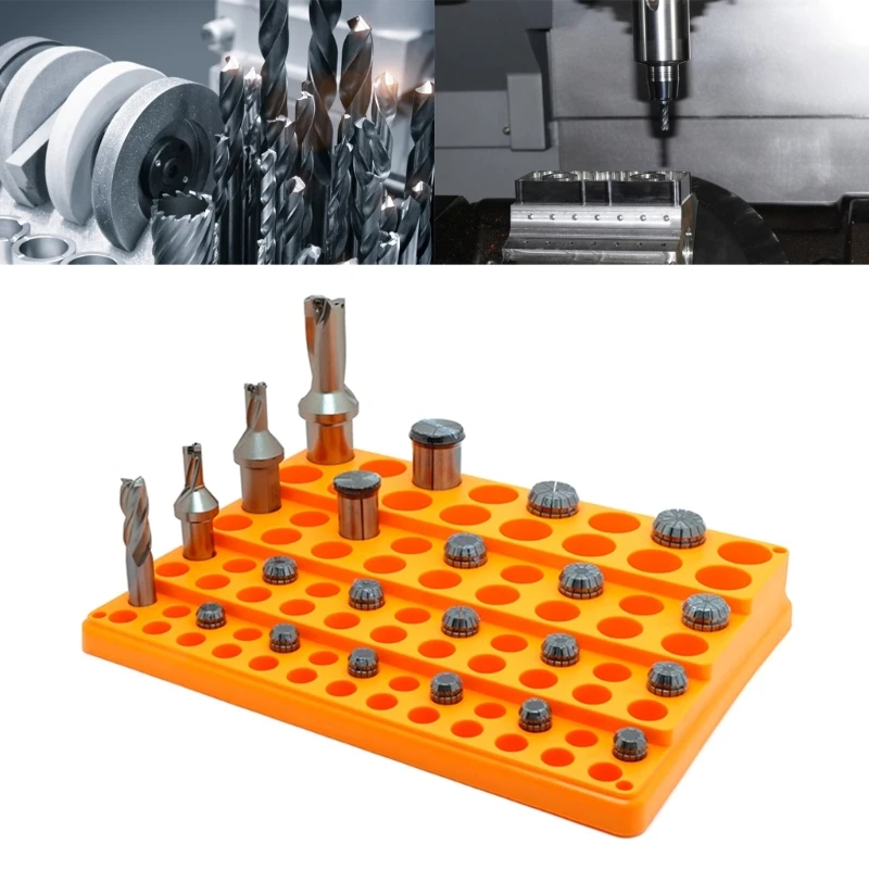 Tool Parts Router Bit Collecting Box Spring Collet Storage Box with Multiple Compartments ER25 ER32 16N32 Efficient 85AC