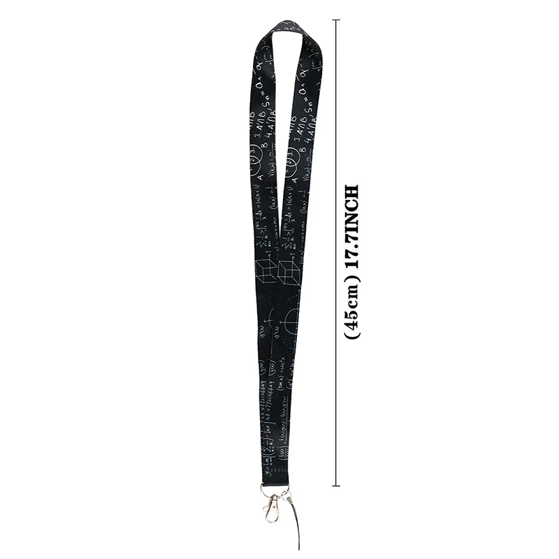Fórmula Matemática Avançada Lanyards Keychain Holder, ID Card Pass Hang Rope, Lariat Lanyard Chaveiro, Matemática Presentes para Amantes