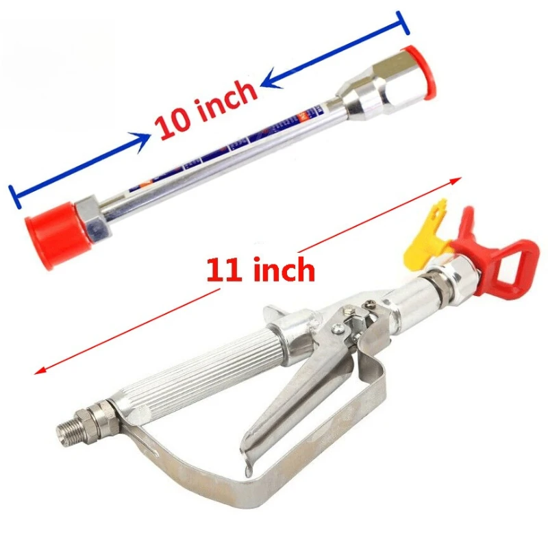 

Встроенный пистолет безвоздушного распыления краски 3600 фунтов на квадратный дюйм с наконечником 517 и удлинителем 10 дюймов