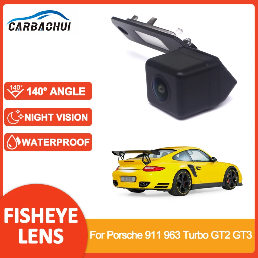 

Car waterproof Rear View Reverse Backup Camera For Rear Parking Camera For Porsche 911 963 Turbo GT2 GT3