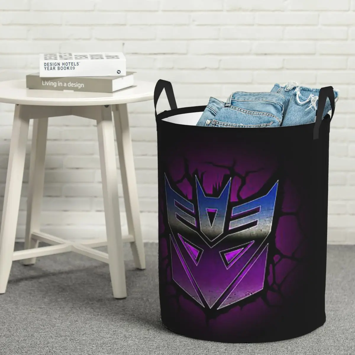 

Складная корзина для белья T-Transformers-S Decepticon, домашний органайзер, детская корзина для стирки, домашний органайзер