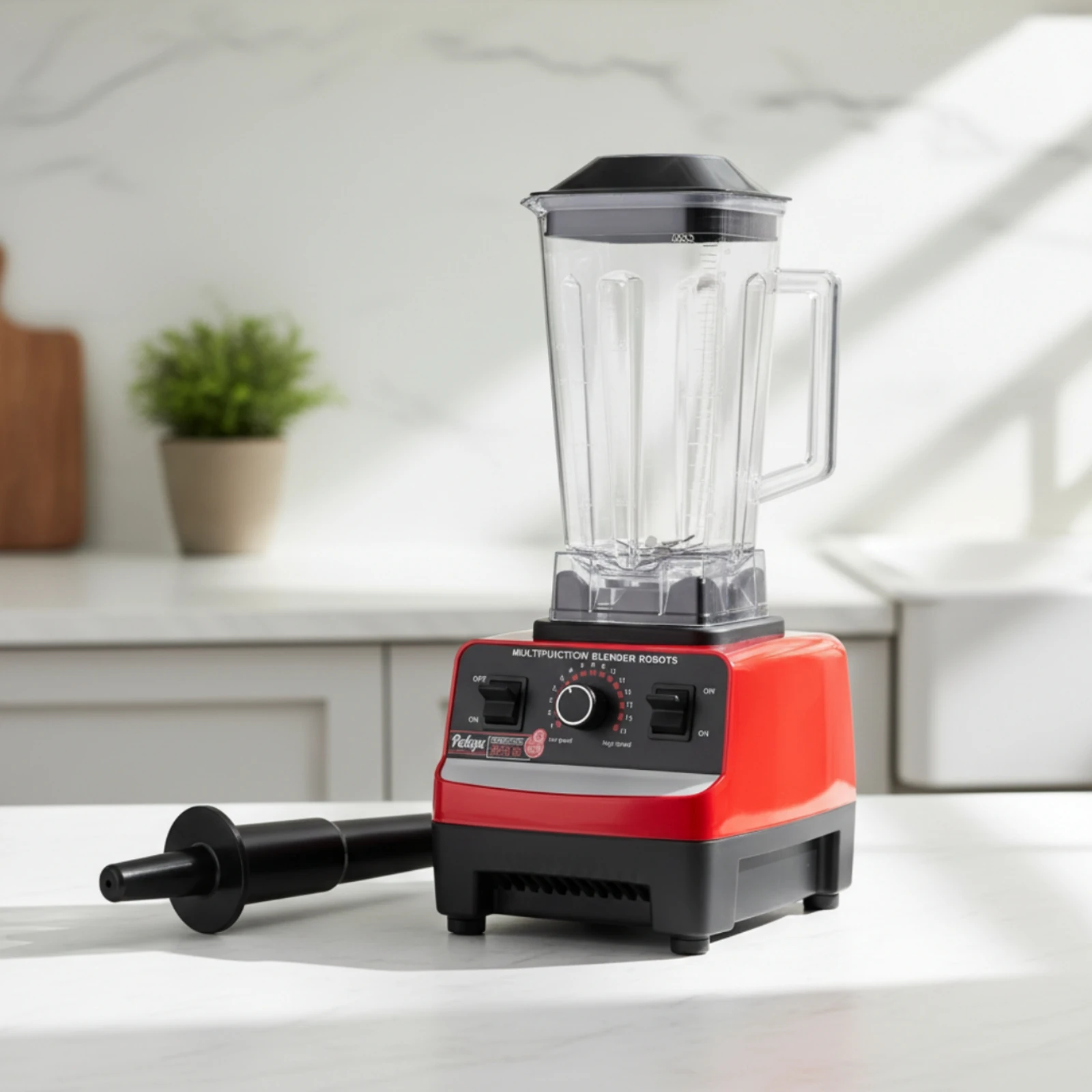 Countertop Blender Powerful Multifunction Blender Kitchen Appliance Heavy-Duty Food Processor Non-Slip for Home Cooks