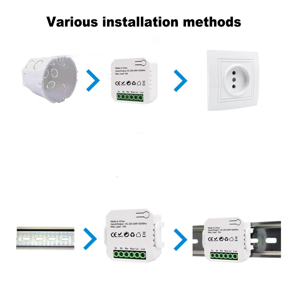 Intelligentes ZigBee-Steckdosenmodul mit kWh-Zähler, Energiemonitor, Timer, 16A Steuerung EIN/AUS, Überlastschutz, unterstützt Google Home und Alexa – Detail 20