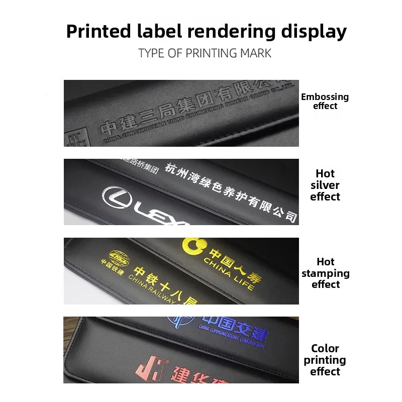 apply to Business Meeting Pad Leather A4 Document Record Writing Hotel Memo Clip Office Meeting Customized Logo