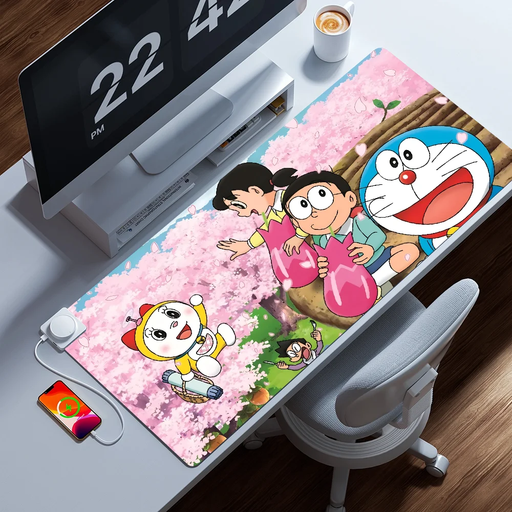 

D-doraemon Mousepad Large Computer Gaming Accessories Desk Mats Anti-slip Laptop Soft Mouse Pad