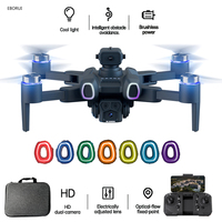 JJRC H117 Brushless Motor RC Drone w/ Colorful Lights Optical Flow WIFI FPV 8K EIS HD Camera Obstacle Avoid RC Quadcopter Drone