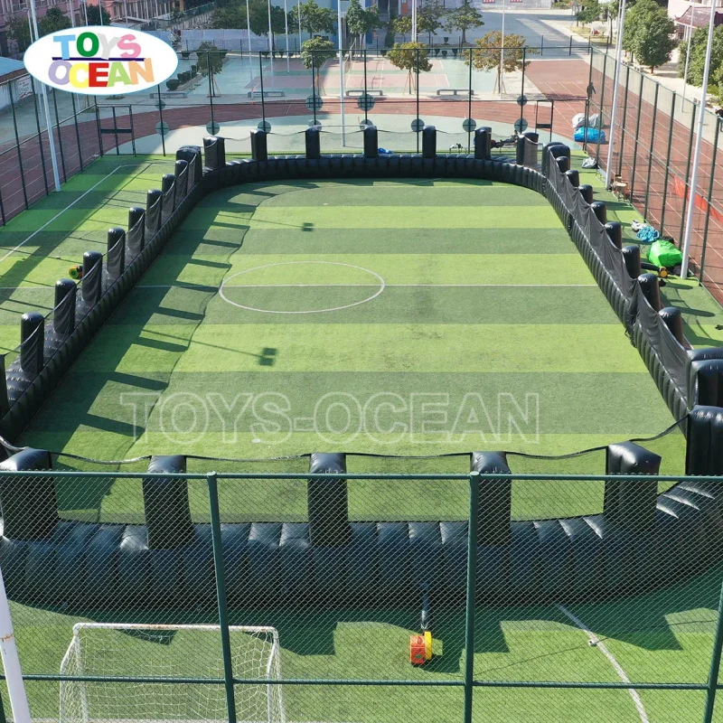Customized Commercial Large Outdoor Sports Game Inflatable Rugby Field Suitable for Adults and Kids Activities