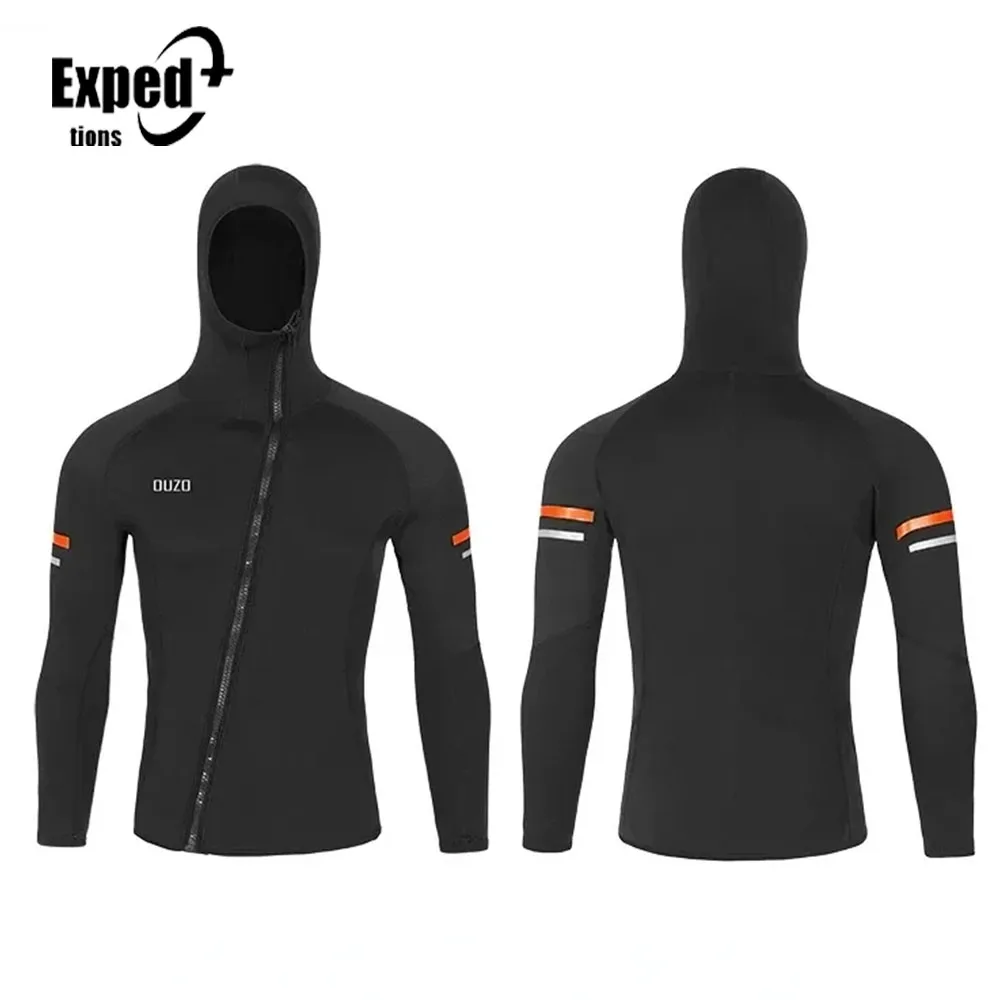 

Men Long Sleeve Cold Protection Sunscreen Surf Suit Winter Swimsuit Scuba Diving 1.5mm Wetsuit Split Diving Top Pants