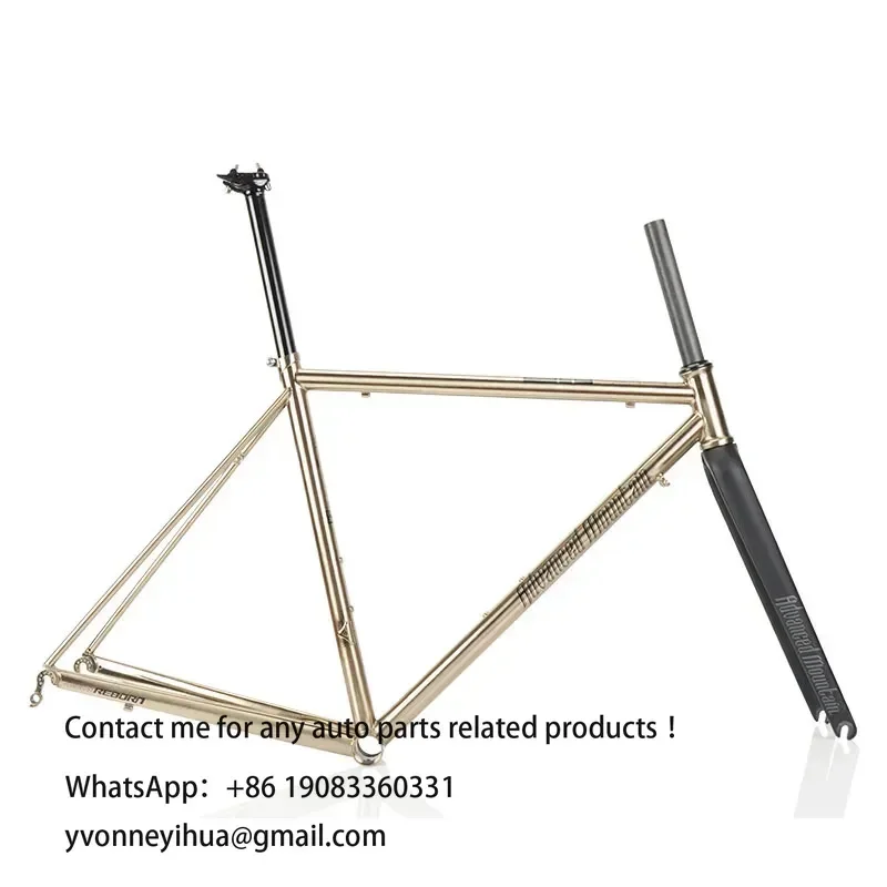 

AM CLR6200 Reynolds 520 Steel 700C Road Bike Frame Carbon Front Retro Road Frame Bicycle Frameset 450/470/490/510/530/550mm