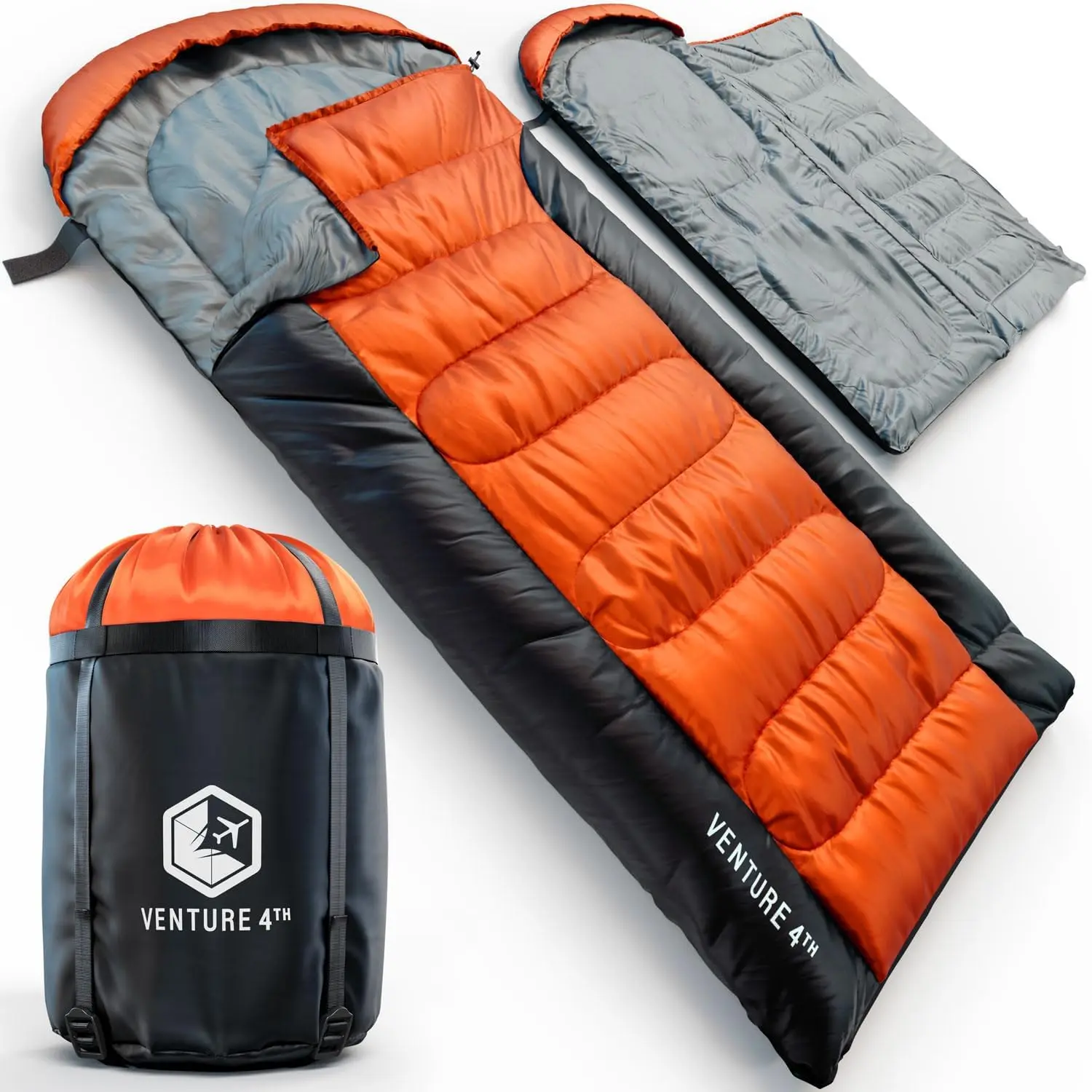 

Backpacking Sleeping Bag XXL Double Single - Lightweight Warm Cold Weather for Adults Kids Couples Hiking Camping Outdoor