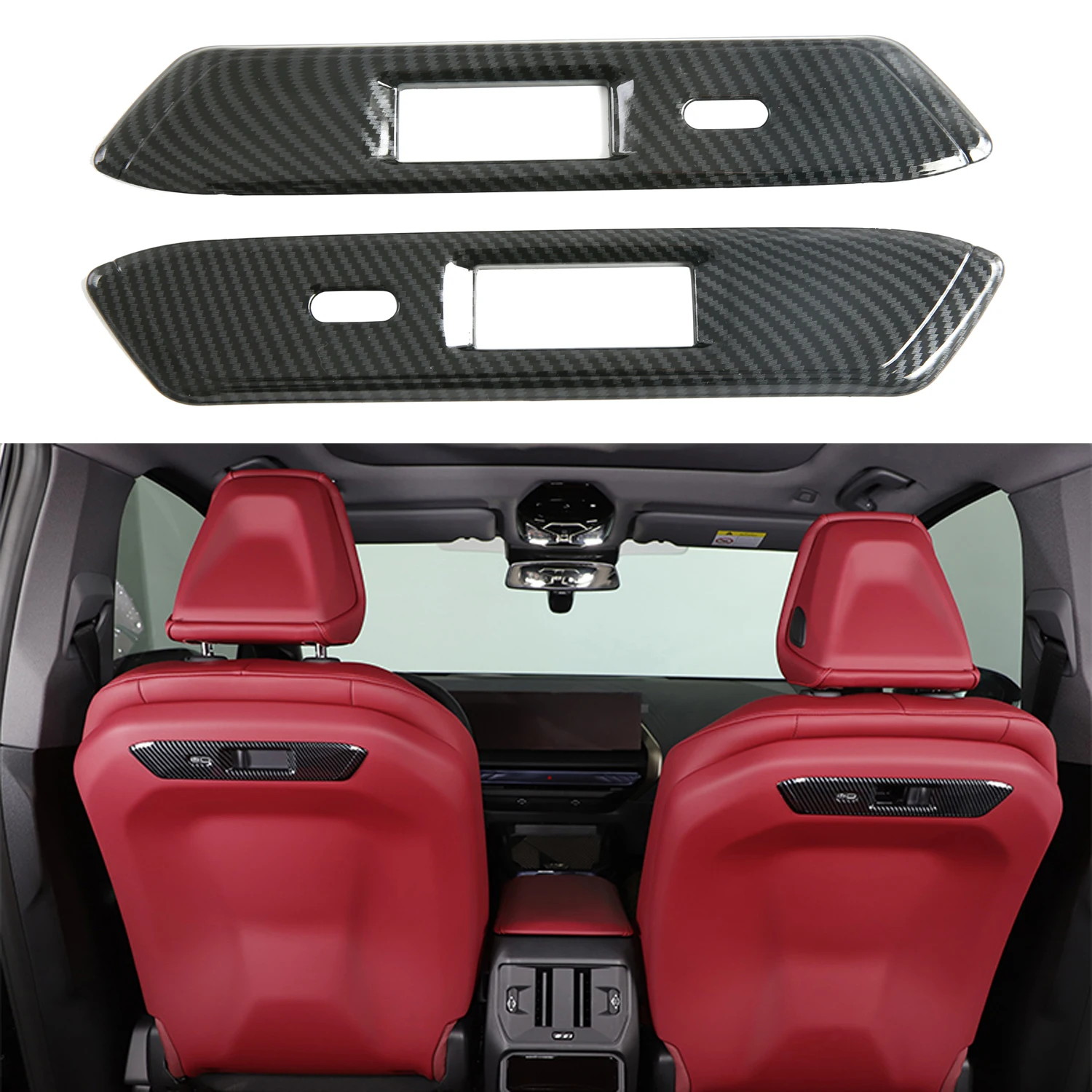 

for BMW X3 (G45) 2024 2025 Car Accessories ABS Seat Button Adjustment Cover Trim 2pcs