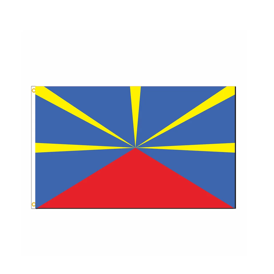 Drapeau de l'île de la réunion, décoration intérieure de chambre à coucher, 90x150cm, Polyester