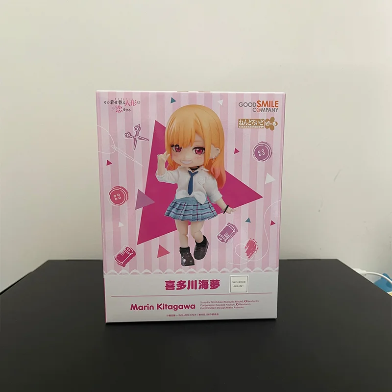 【أصلي 100%】شركة GOOD SMILE متوفرة في المخزون دمية Sono Bisque Wat Koi O Suru Kitagawa Marin Nendoroid Doll H=14CM شخصية أنيمي