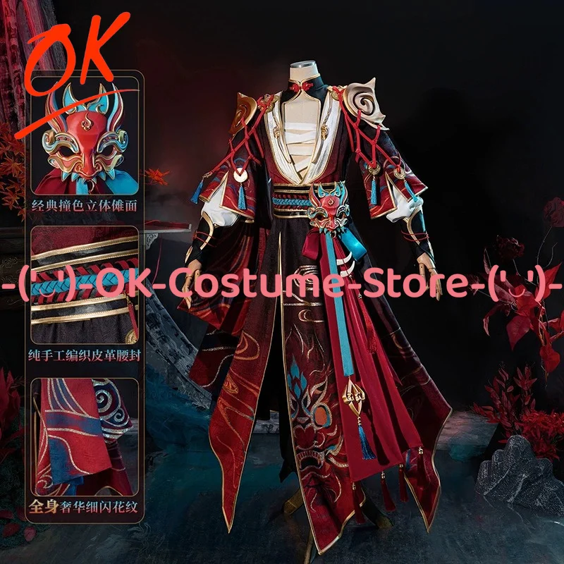 Costume de cosplay Taoïste du Groupe d'Action Surnaturel Zéro Bankaishan, tenue de déplacement de montagnes, uniforme de fête d'Halloween et de carnaval