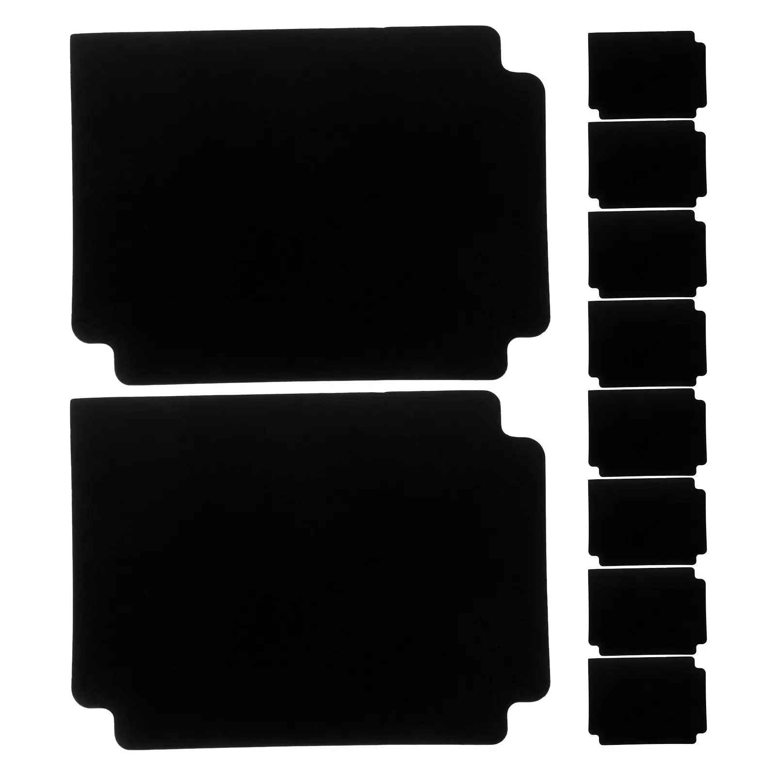 

10pcs PVC Waterproof Index Separators 5x3inch Fade Resistant Oilproof Easy Clean Home Office Classroom Library for Cards