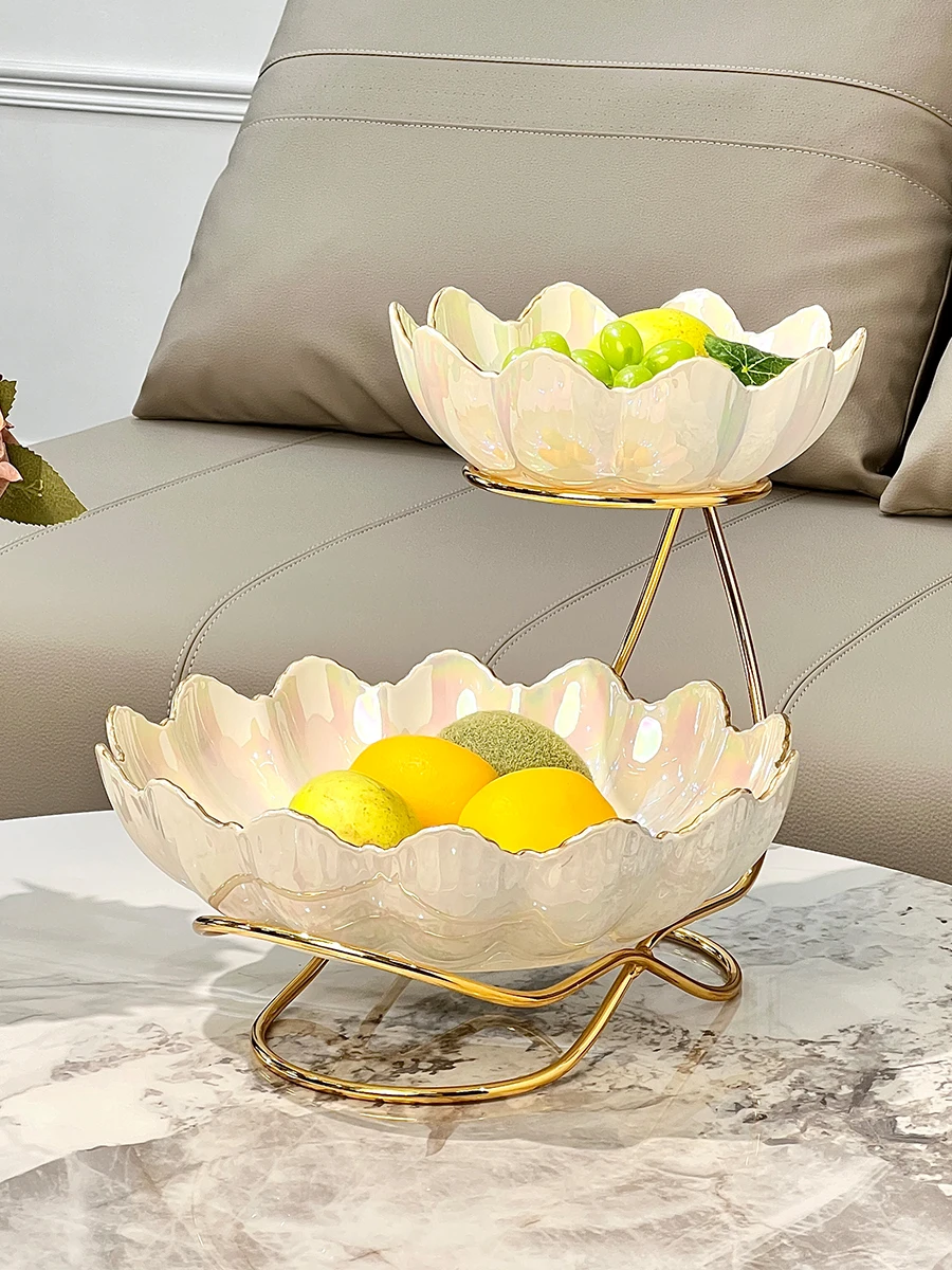Fruit plate household living room coffee table fruit   snack   dried fruit