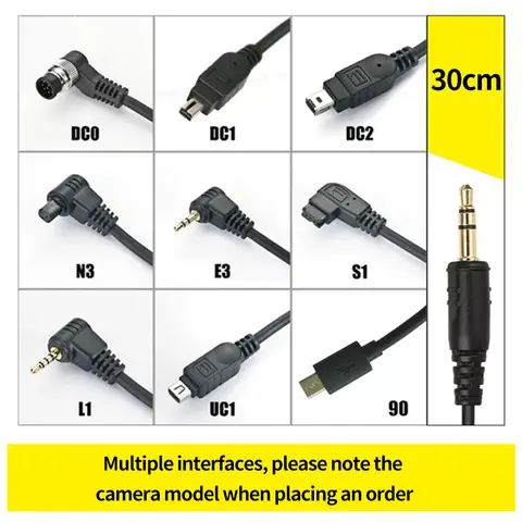 Pixel Wireless Wired Timer Cable Remote Control Shutter Release DC0 DC2 N3 E3 S2 For Canon Nikon Sony Camera Accessories