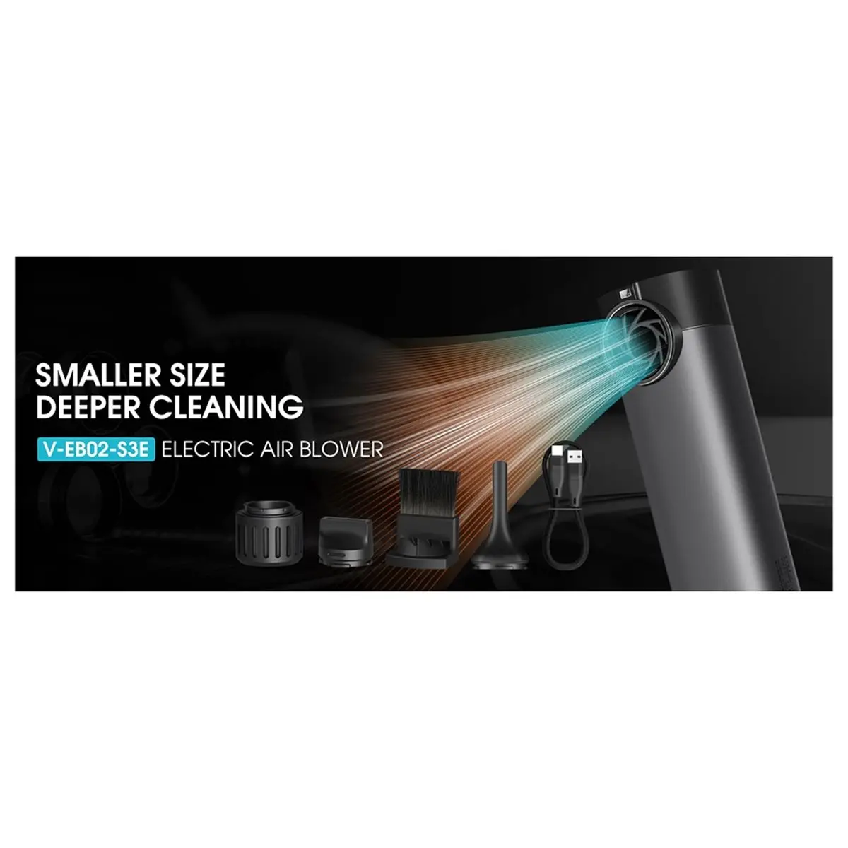 belong Electric Compressed Air Duster 10000mAh, Portable Cordless Handheld Air Blower, for Cleaning Electronics Inflatables