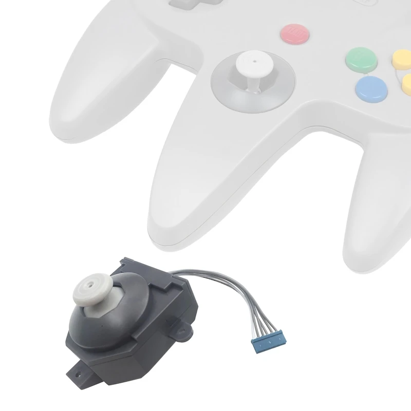 استبدال عصا التحكم ثلاثية الأبعاد لوحدة تحكم N64 التناظرية Thumb Stick Gamecube وحدة تحكم Thumbstick غطاء إصلاح جزء
