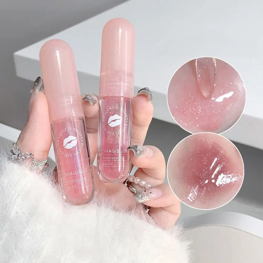 New Long-lasting Crystal Mirror Lipstick Waterproof Moisturizing Lip Gloss Non-sticky Lip Makeup for Daily & Party
