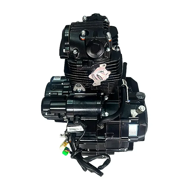 For Loncin 250cc RE250 4 Stroke Motorcycle Engine 6 Speed Kick Electric Start Motor Bike Spare Parts for Dirt Pit Bike Repair