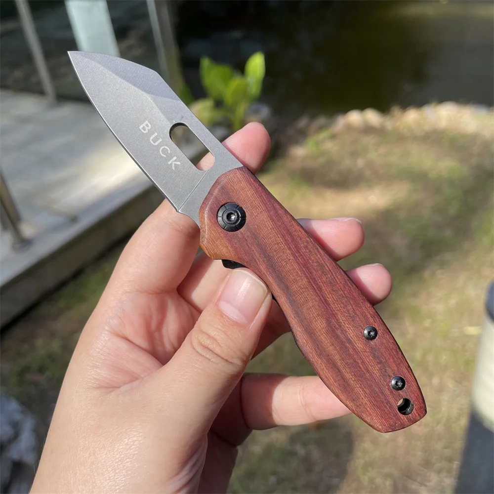 Taktische BK DA101 Tasche Messer Arbeit Scharfe Klinge Hohe Qualität Holz Griff Outdoor Jagd Rettungs Überleben Tragbare Klappmesser