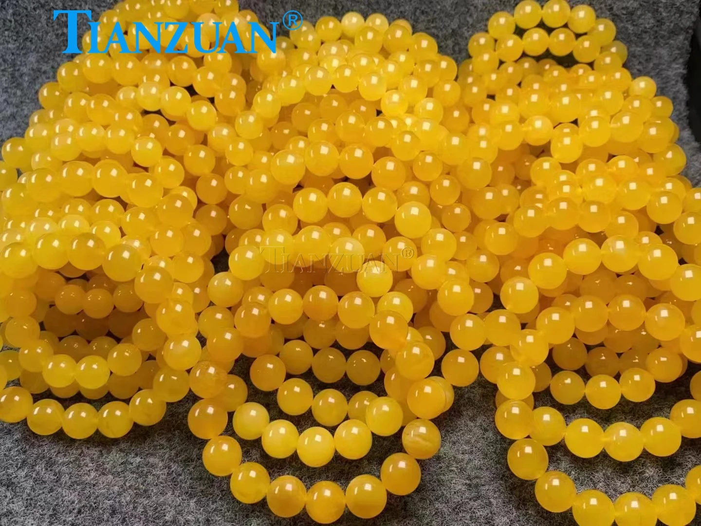 Natural Ukrainian Amber Elastic Bracelet Yellow Wax Amber Bracelets Round Bead Simple Bracelets Gift Couple Men Hand Bangle