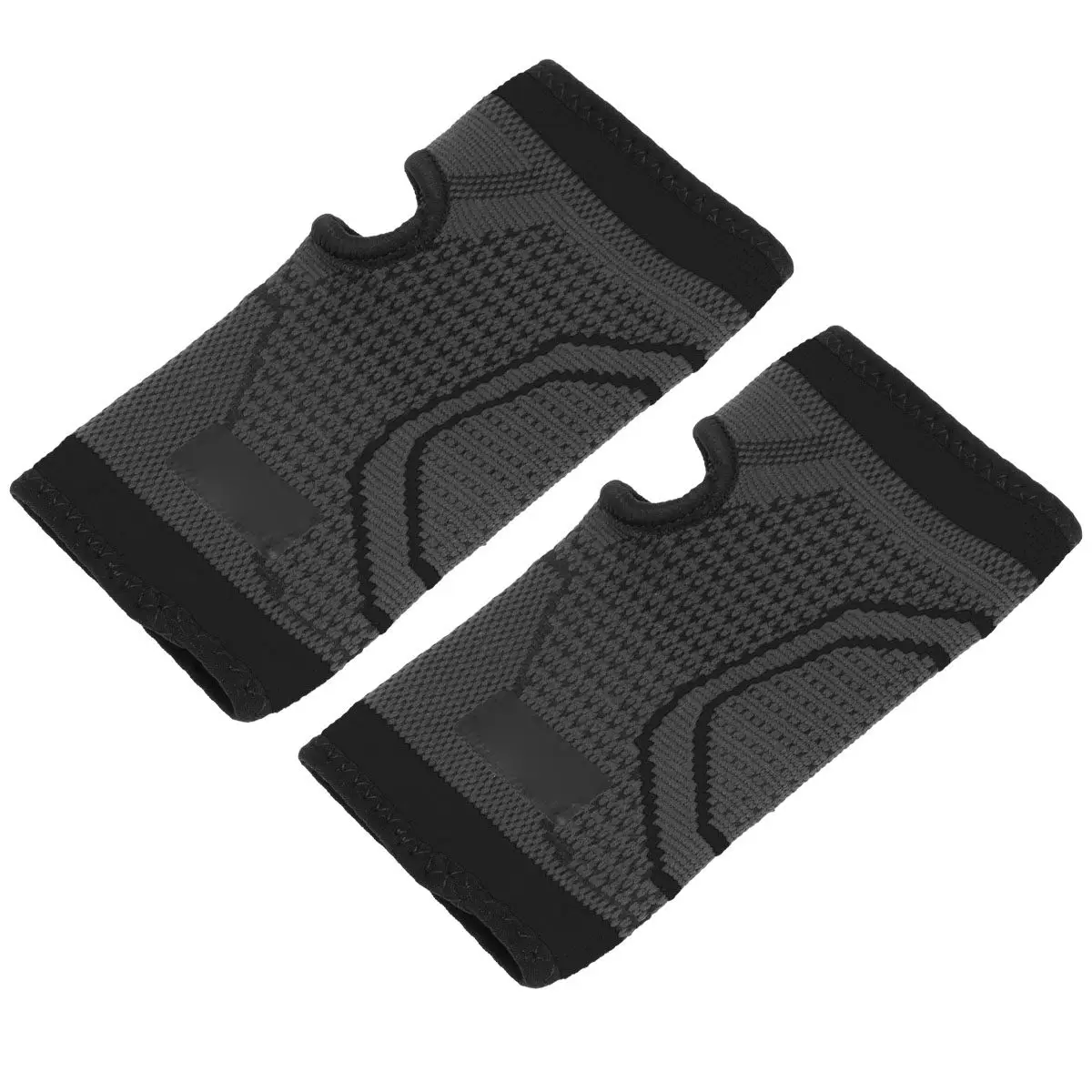 2Pcs Compression Wrist Sleeve Breathable Moisture-Wicking Wrist Support Sports Protector for Basketball Running Weightlifting