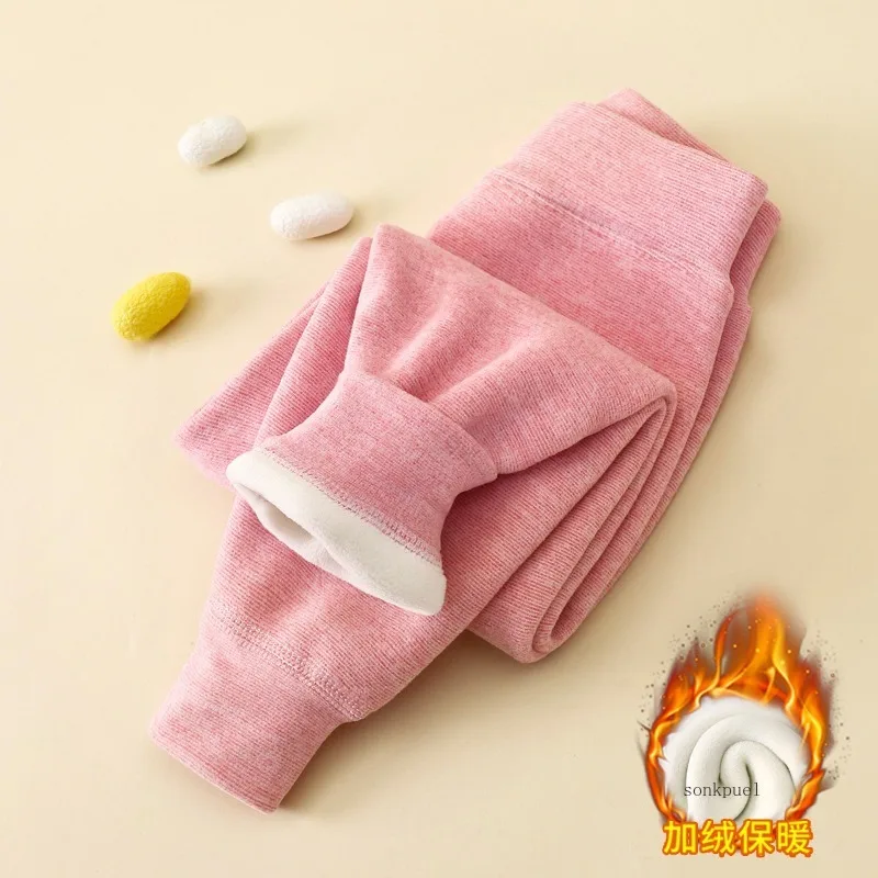 Children's Pant for Boys Girls Baby Trousers Autumn and Winter Thermal Pants for Kids Thickened Leggings image 4