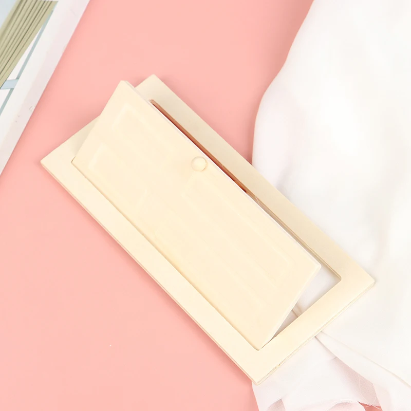 1/12 مقياس مصغر باب خشبي داخلي لتقوم بها بنفسك ملحقات أثاث بيت الدمى #4