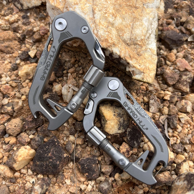1PC Outdoor Creative Portable EDC Multi Functional Mountaineering Quick Hook Camping Car Emergency Bottle Opener Tool
