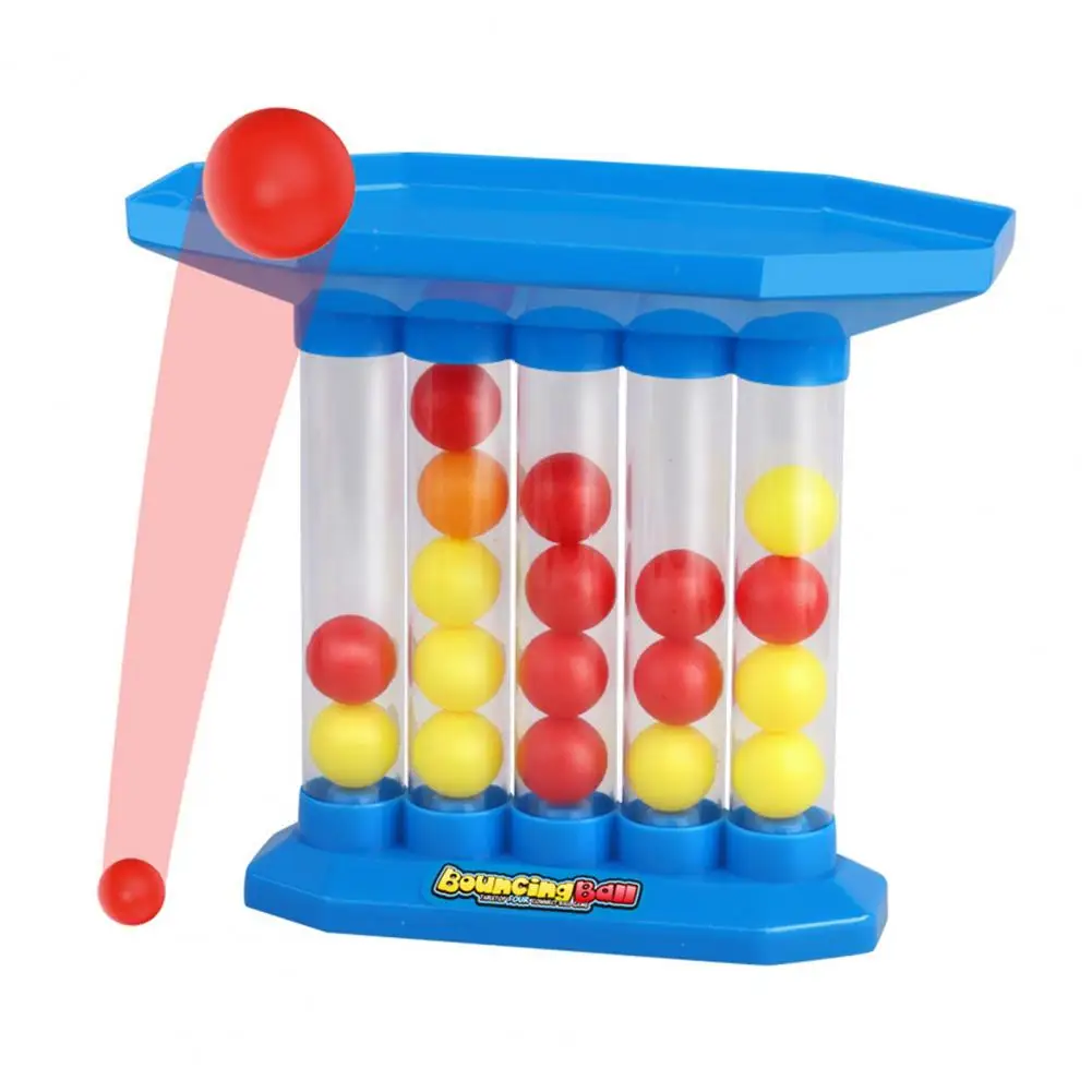 Family Bouncing Ball Game Multi-player Bouncing Ball Board Game for Kids Adults Colorful Four-line Desktop Game for Family