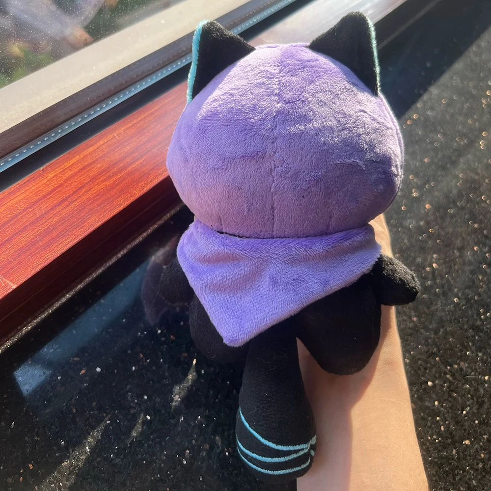 Game VALORANT Omen Cosplay Keychain Cute Cartoon Plush Stuffed Cotton Doll Keyring Backpack Halloween Decoration view 6