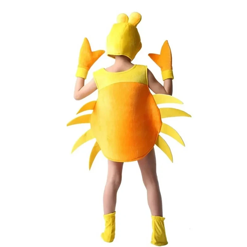 

♛2026♛ Marine Animals Crab Cosplay Costume Children Performance Clothing Set Lobster Octopus Hat Clothes Shoe Anime Dancing Dre❤