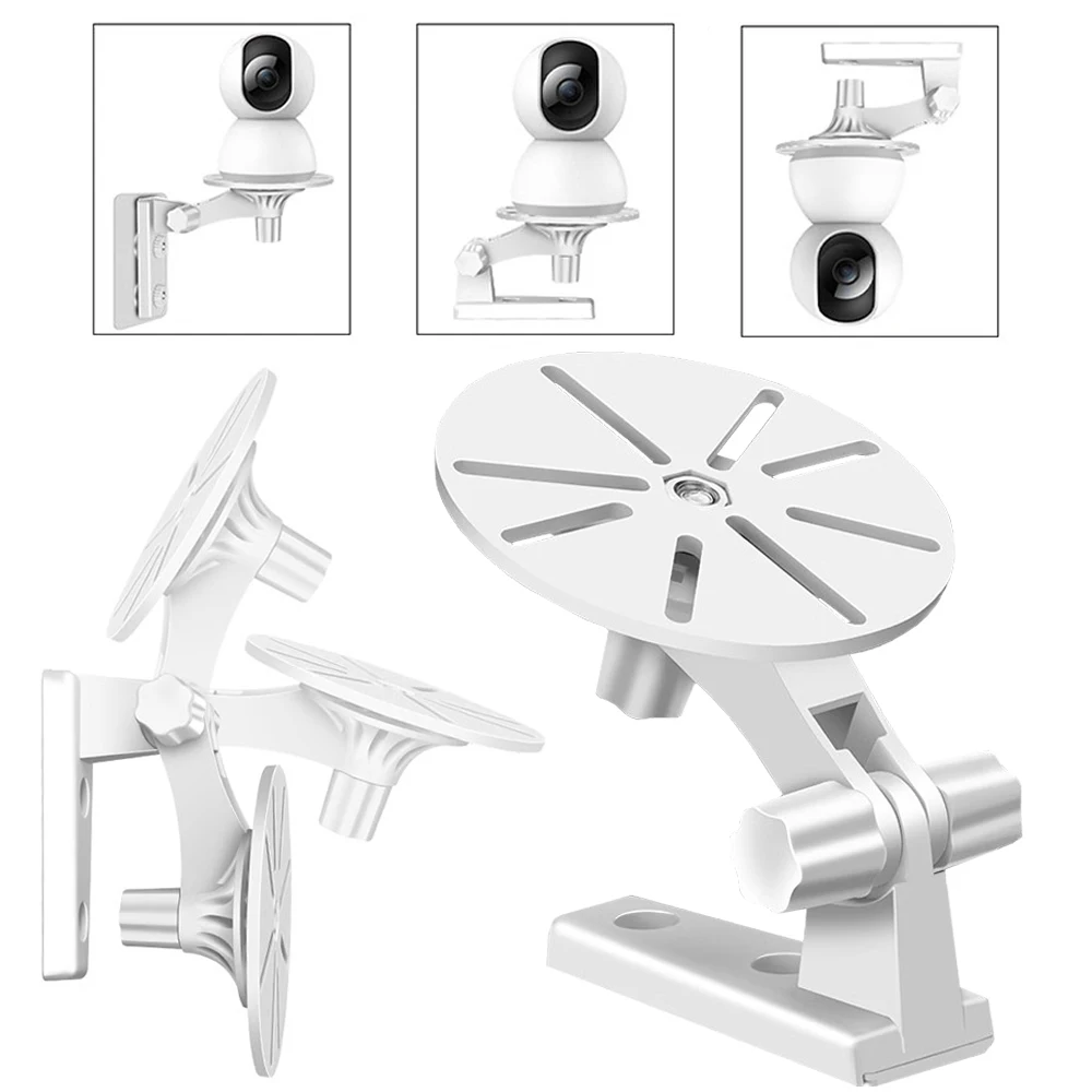 Universal Security Camera Wall Mounting Bracket Punch-Free Surveillance Baby Monitors Stand Self-Adhesive Drill-free Fixer