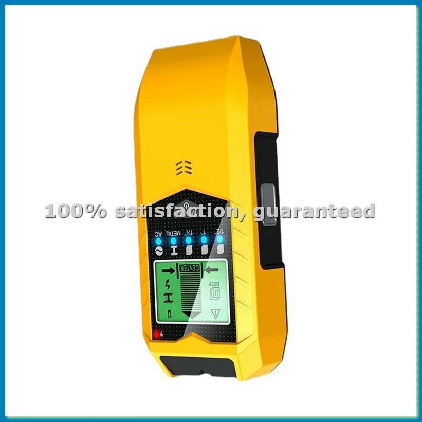 5 in 1 Electric Multi-Function Stud Detector Smart Stud Sensor with LCD Display for Wood AC Wire Pipe Metal Studs-FABY