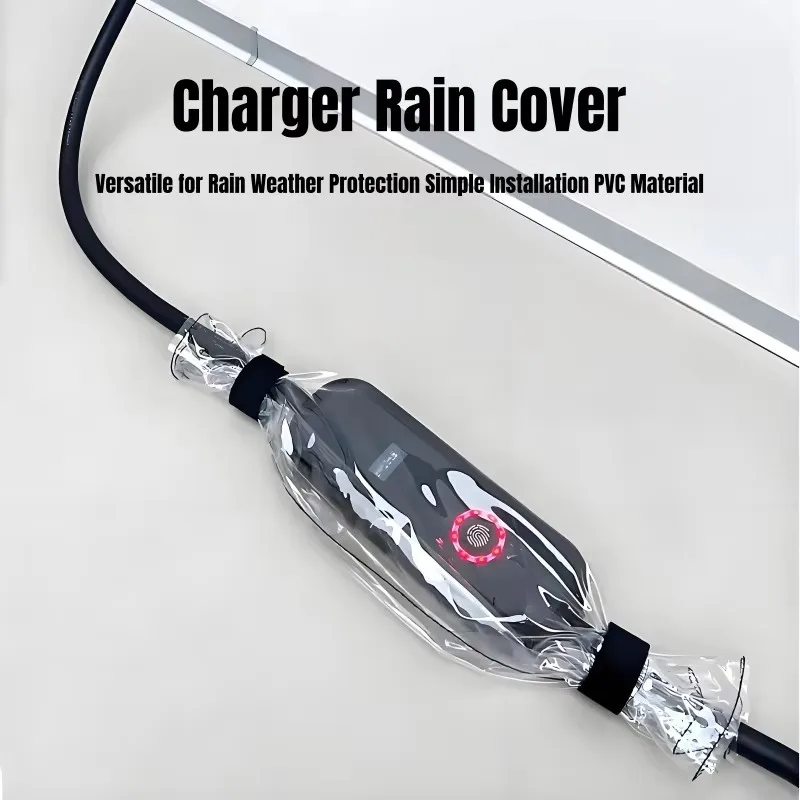 MOBIDEA Waterproof Electric Car Charger Rain Cover Dustproof Protector Bag for EV Charging Plug Control Box Outdoor
