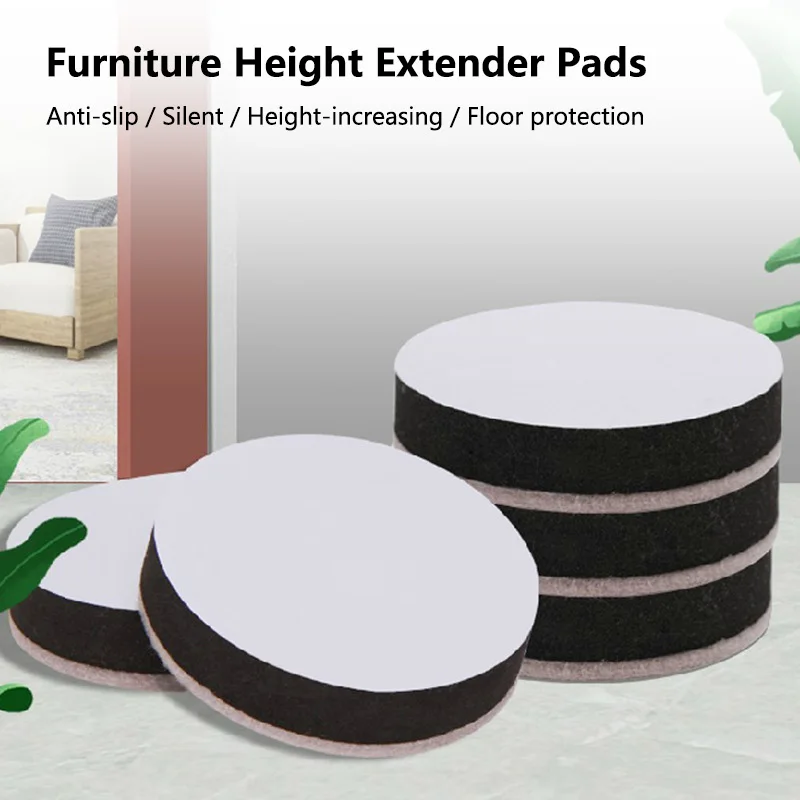 سميكة الجدول أريكة سرير زيادة وسادة للقدم زلة واقية من الضوضاء الأثاث الساق قدم منصات مكتب خزانة مقاومة للاهتراء الساق وسادة