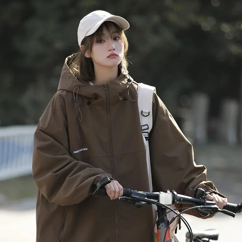 2026 Neue Japanische Baseball-Windbreaker-Jacken für Damen, Langarm-Oberbekleidung, High-Street-Harajuku-Mode-Bomberjacke