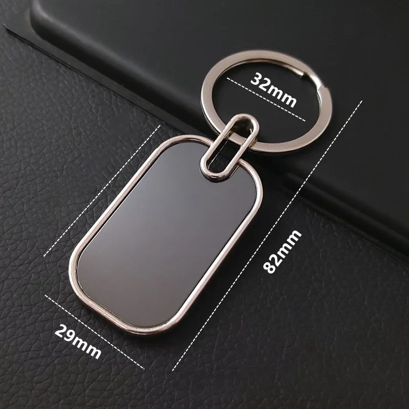 Custom Logo Both Sides Anti-Lost Keychain, Personalized Charm