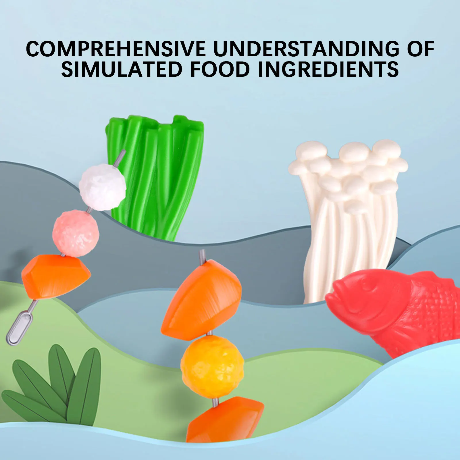 Simulatie Grills Speelgoed Met Spray Mist Geluidseffecten Realistische Mists Spray BBQ Speelspeelgoed Binnenspeeltijd