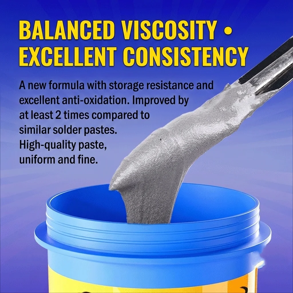 MECHANIC 183℃ BGA Solder Flux Soldering Welding Tin Paste Sn63/Pb37 XG40/50 Tin Cream Mobile Phone BGA IC CPU SMD Repair TooL