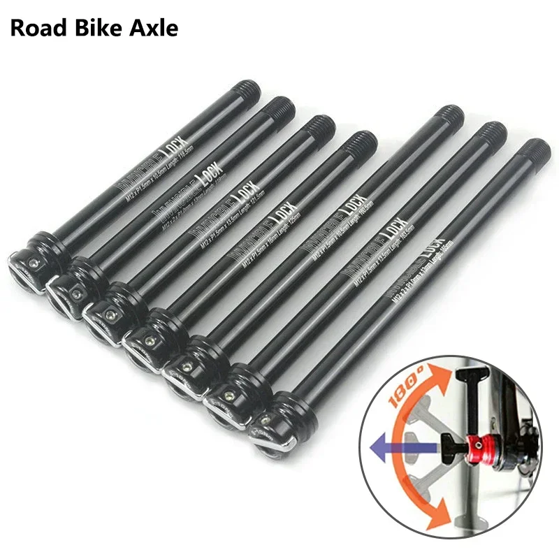 Bicycle Thru Axle Bike Quick Release Hubs Tube Shaft Skewers Road Bike