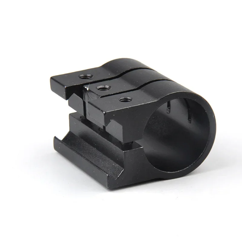 ويفر Picatinny السكك الحديدية جبل لمصباح يدوي ، نطاق البصر بالليزر ، المشبك المعدني ، حامل مصباح يدوي ، الفولاذ المقاوم للصدأ ، حلقة 20 مللي متر ، 25.4 مللي متر