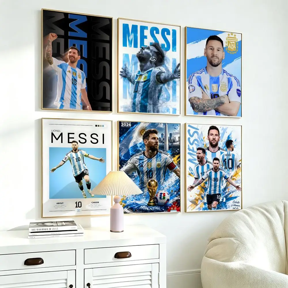 Aesthetic Wall Art Poster sports Messi Poster for Office Home Decor Interior Large Wall Picture Print